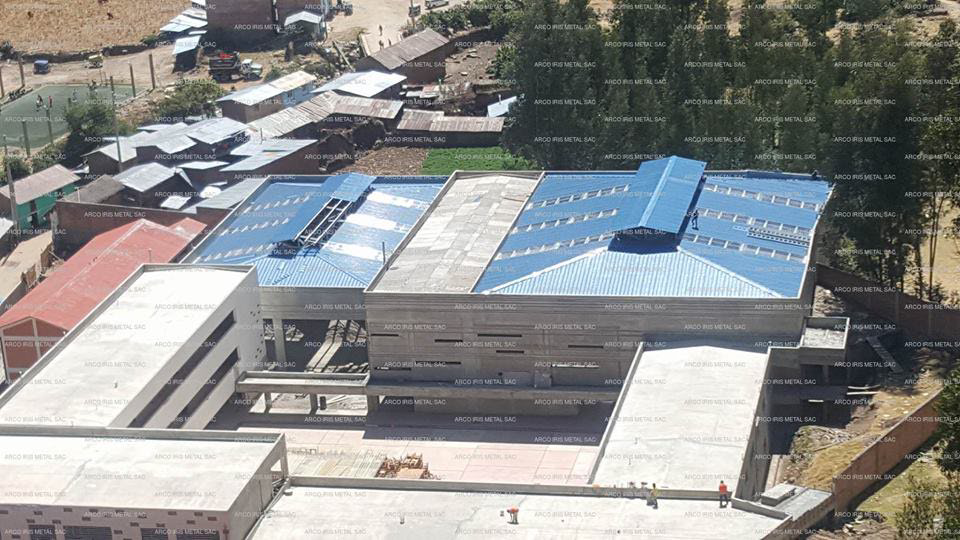 Cobertura terminada, vista aérea